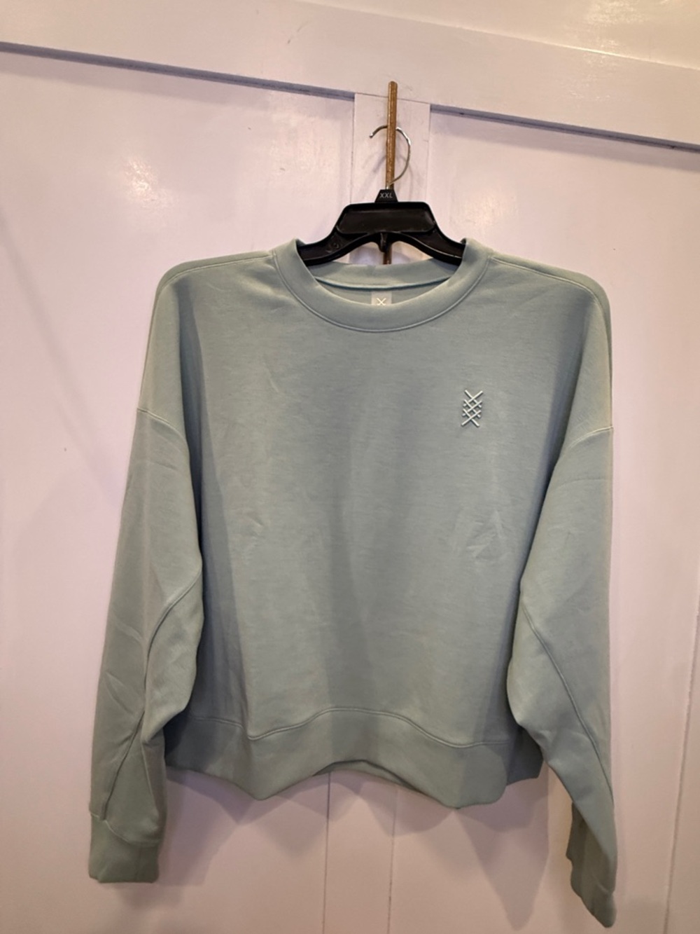 RHONE DreamGlow Sage Green Crewneck with Subtle Logo